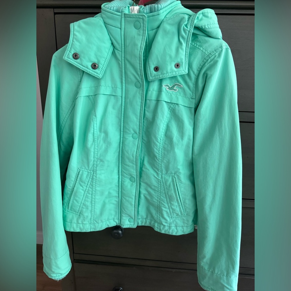 Teal heavy jacket